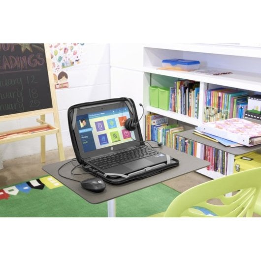 Ratón HP USB Travel Mouse Ambidiestro Óptico 1000 DPI Negro Compacto