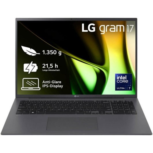 Portátil LG Gram 17Z90S 17" Intel Core Ultra 7 155H 16GB 1TB SSD Intel Arc Graphics Windows 11 Home