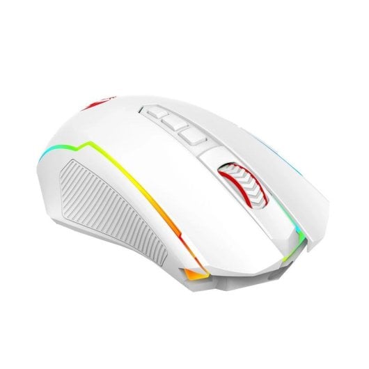 Rato REDRAGON M914W-RGB NIX Wireless + Bluetooth + USB-C 1000Hz Branco RGB 9 Botões
