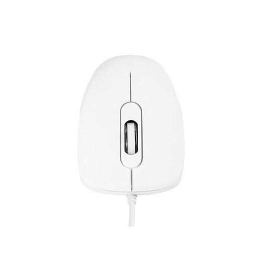 Rato MODECOM MC-M10 USB 1000 DPI Branco Ambidestro Cabo
