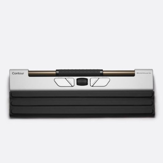 Souris Contour Design RollerMouse Go RF Wireless Bluetooth USB 4000DPI Noir Argent Ergonomique