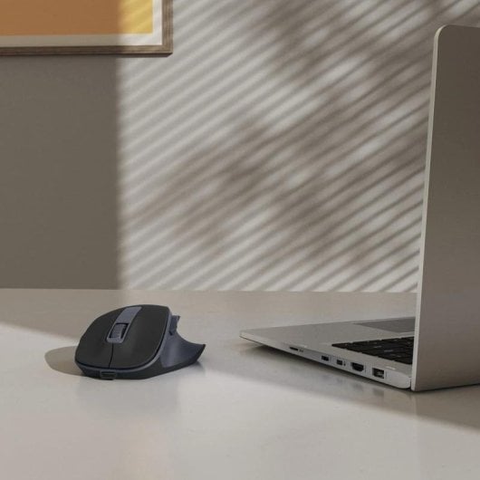 Rato Hama WM-500 Wireless RF 1600 DPI Preto Silencioso Ergonomico USB-C