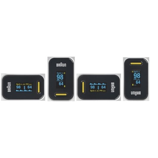 Oxymètre de pouls Braun YK-81CEU OLED Précision 3% Batterie Acier inoxydable