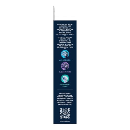 Cabezal Oral-B iO RB SBF 8 FBNLSENOR 8 unidades negro azul blanco colgante
