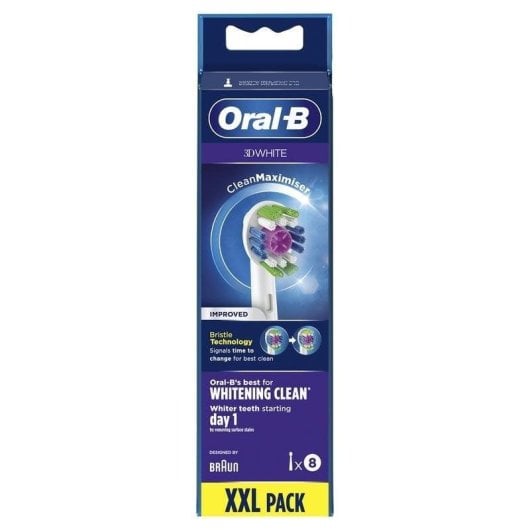 Aufsteckbürste Oral-B 3D White 80339420 8 Einheiten Zahnaufhellung