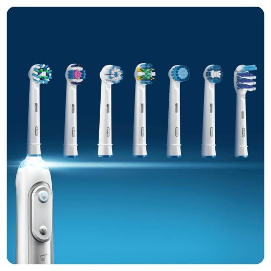 Cabezal Oral-B 81665364 Pack 10 unidades Azul Blanco Compatible Eléctrico