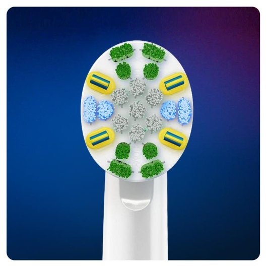 Testina Oral-B FlossAction 80339419 4 pezzi Bianco Argento Compatibile