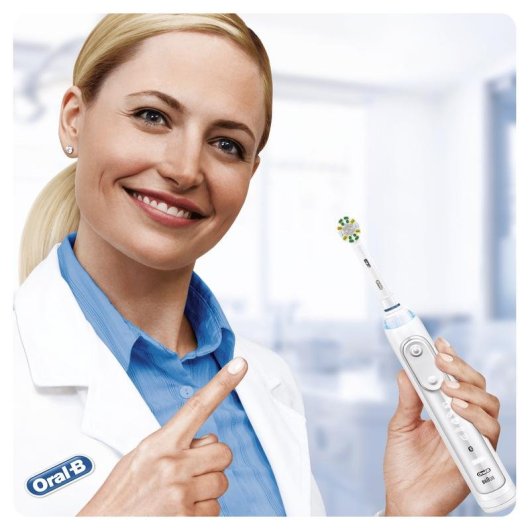 Testina Oral-B FlossAction 80339419 4 pezzi Bianco Argento Compatibile