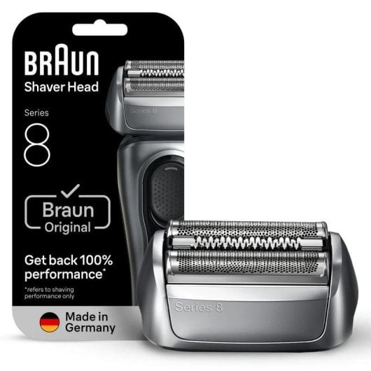 Cabezal de afeitado Braun Series 8 83M negro acero inoxidable recambio