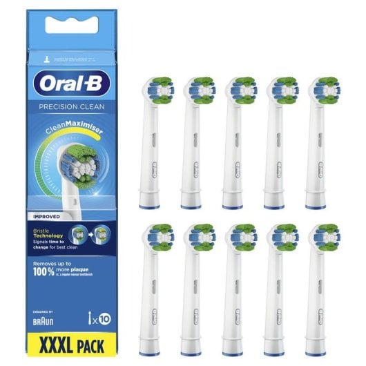 Cabeça de Escova Oral-B Precision Clean 80339360 10 Unidades Azul Branco