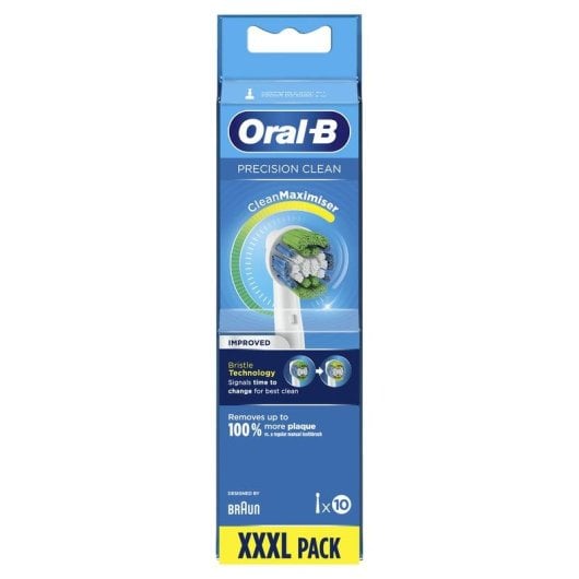 Cabeça de Escova Oral-B Precision Clean 80339360 10 Unidades Azul Branco