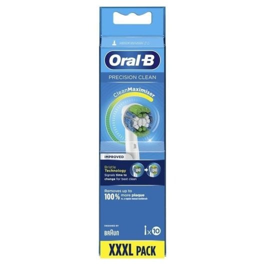 Cabezal Oral-B Precision Clean 80339360 Pack 10 unidades Azul y Blanco