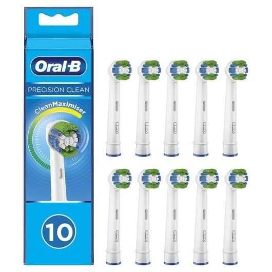 Cabezal Oral-B Precision Clean 80339360 Pack 10 unidades Azul y Blanco