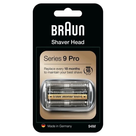 Cabeça de Barbear Braun Series 9 81747657 1 Unidade Prata Lavável