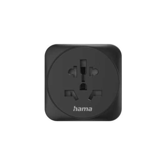 Steckdosenadapter Hama 00223454 1 Steckplatz Universal für Typ E/F mit CE-Zertifikat