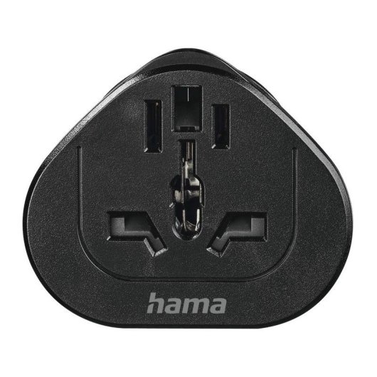 Steckdosenadapter Hama 00223454 1 Steckplatz Universal für Typ E/F mit CE-Zertifikat
