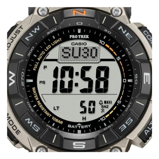 Montre Casio PRO TREK PRG-340T-7 Quartz Solaire Altimètre Baromètre Thermomètre Étanche