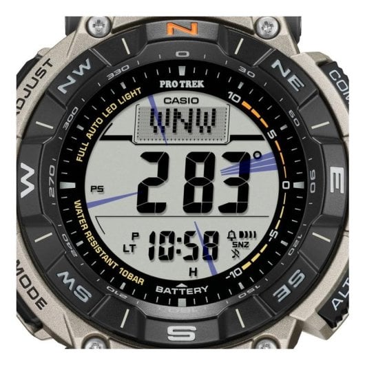 Montre Casio PRO TREK PRG-340T-7 Quartz Solaire Altimètre Baromètre Thermomètre Étanche