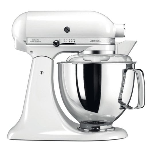 Impastatrice KitchenAid Artisan Stand Mixer 4,8L 300W Bianco 10 Velocità