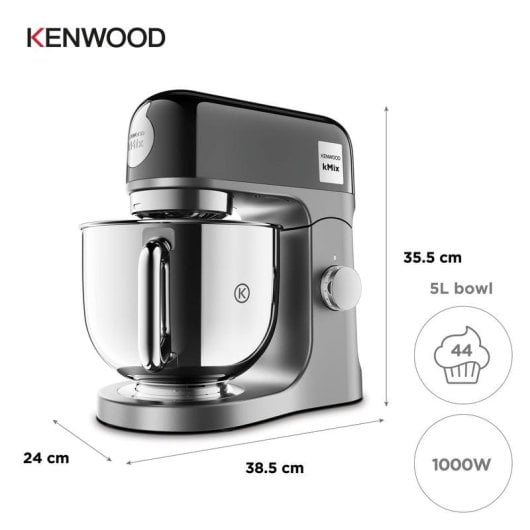 Procesador de alimentos Kenwood kMix Special Edition 5 L 1000 W negro cromo