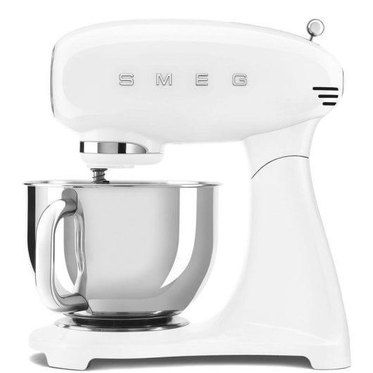 Impastatrice Smeg SMF03WHEU bianca 800W 10 velocità ciotola 4,8L acciaio inox