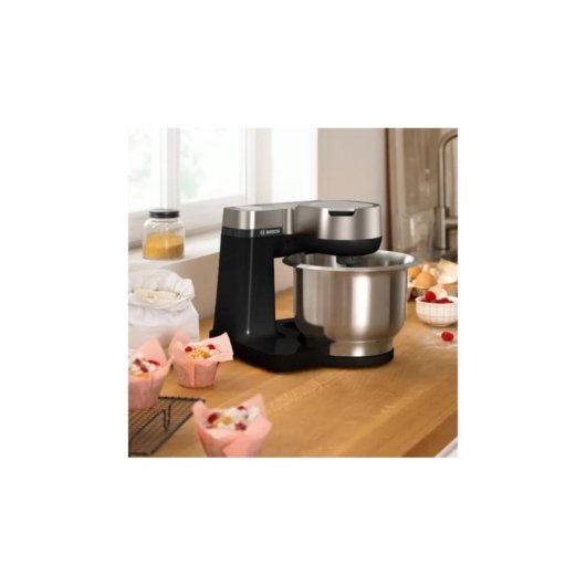Robot culinaire Bosch Serie 2 MUMS2VM00 3,8 L 900 W acier inoxydable noir argent