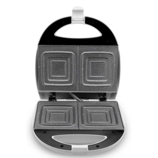 Sandwichiera SOGO SAN-SS-1880 800W 2 Fette Bianco Rivestimento Antiaderente