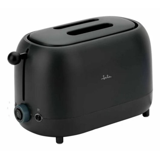 Tostador JATA JETT1262 2 rebanadas 815 W negro control regulable