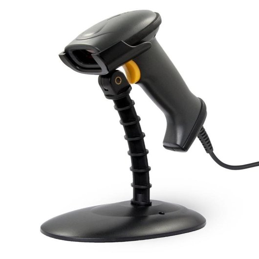 Barcodescanner Atlantis Land A08-LS160 1D Laser Handheld IP54 Schwarz