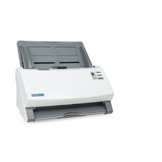 Scanner Plustek SmartOffice PS456U Plus 600 x 600 DPI Duplex ADF Grau Weiß