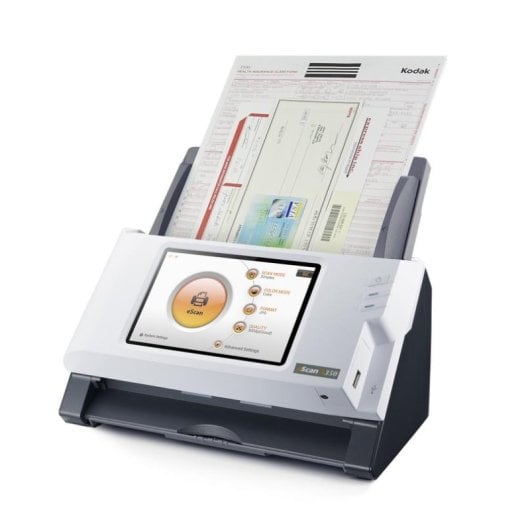 Scanner Plustek eScan A350 Essential ADF 600 DPI 50 feuilles écran tactile