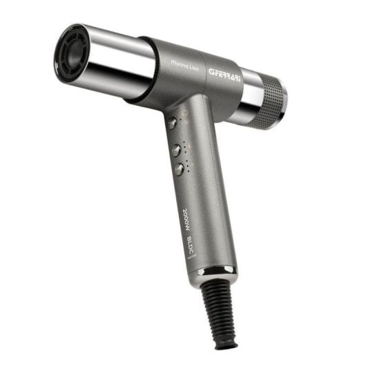 Secador de Cabelo Profissional Iónico G3Ferrari G30061 2000W 3 Temperaturas 3 Velocidades com Difusor Cinzento