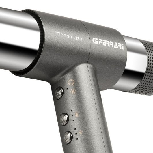 Secador de Cabelo Profissional Iónico G3Ferrari G30061 2000W 3 Temperaturas 3 Velocidades com Difusor Cinzento