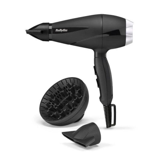 Phon Professionale Ionico BaByliss 6710DE 2100W 2 Temperature 2 Velocità con Diffusore Nero