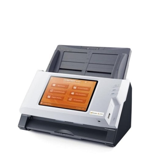 Scanner Plustek eScan A280 Enterprise A4 600 DPI ADF Écran Tactile Réseau
