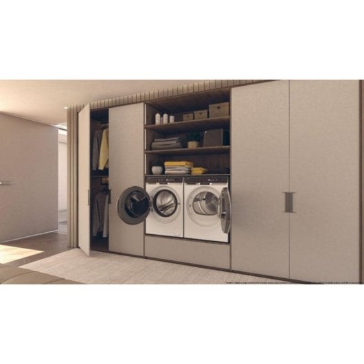 Secadora de bomba de calor Haier HD90-A3Q397U1-S 9 kg Clase C Wi-Fi Flexy Air Ultra Reverse