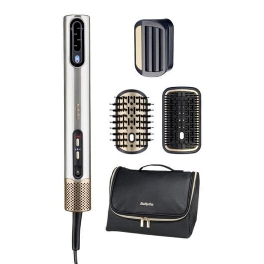 Kit de peinado BaByliss AS6555E Airflow 4 temperaturas 3 velocidades oro plata