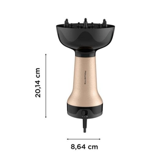 Secador de Cabelo Rowenta CV7D30E0 Iónico com Difusor 700W Ouro Monocromático