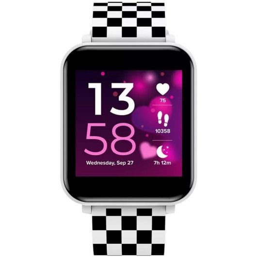 Canyon CNE-KW43 Bluetooth 43,5mm IPS Noir Blanc M Montre Connectée Étanche IP67 Pulsomètre