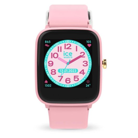 Montre connectée enfant ICE-WATCH Ice Smart Junior 1.0 Rose IP68 écran 1,4