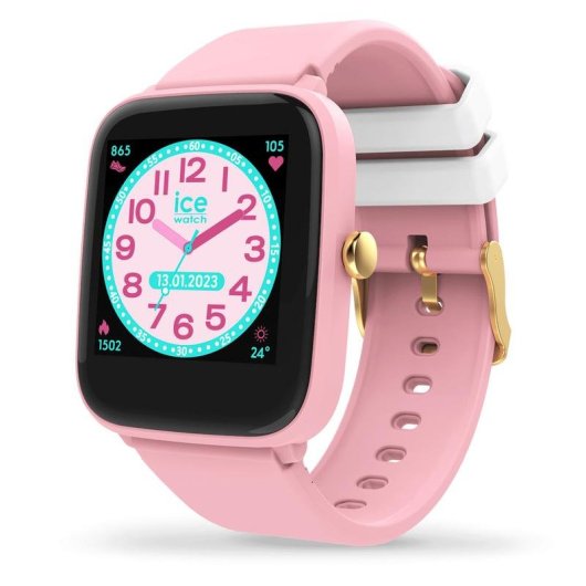 Montre connectée enfant ICE-WATCH Ice Smart Junior 1.0 Rose IP68 écran 1,4