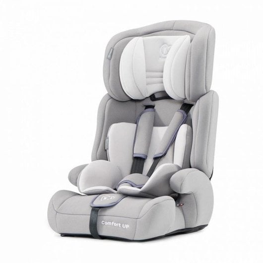 Siège auto Kinderkraft COMFORT UP 1-2-3 Gris, appui-tête, protection latérale