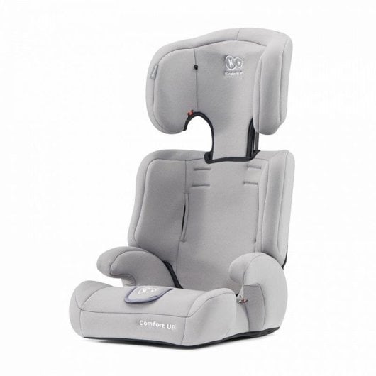 Siège auto Kinderkraft COMFORT UP 1-2-3 Gris, appui-tête, protection latérale