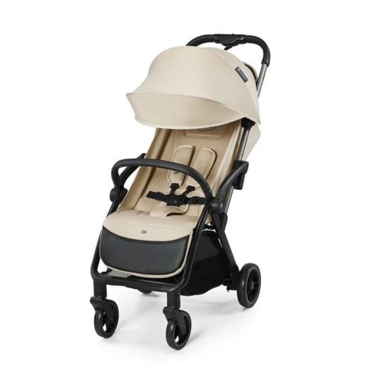 Silla de paseo Kinderkraft Apino légère, roues solides, pliable, beige