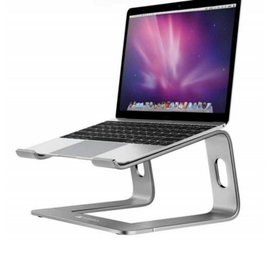 Soporte para portátil MISURA ME08 aluminio gris plegable 10-15,6 pulgadas