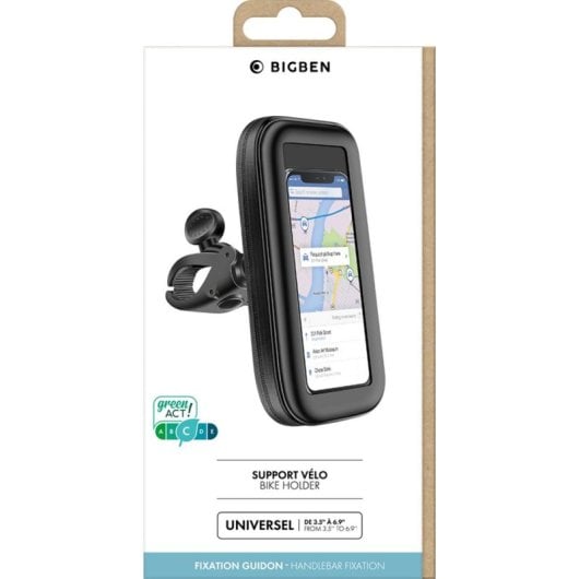 Halterung Bigben Connected BIKEHOLDERV3 Schwarz Einfache Montage Fahrrad