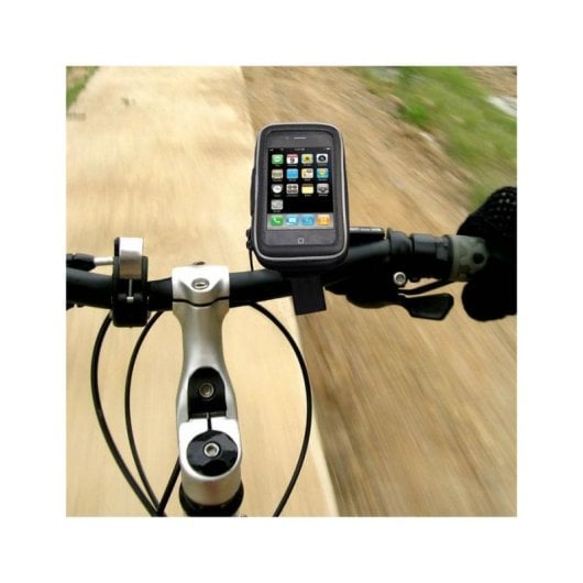 Smartphone-Halterung Akashi ALTBIKEWATERPBLK 6.8 Zoll 360° Fahrrad Motorrad Schwarz