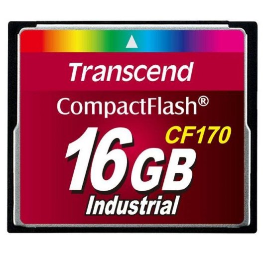 Memoria CompactFlash Transcend CF170 16 GB MLC resistente a golpes y calor