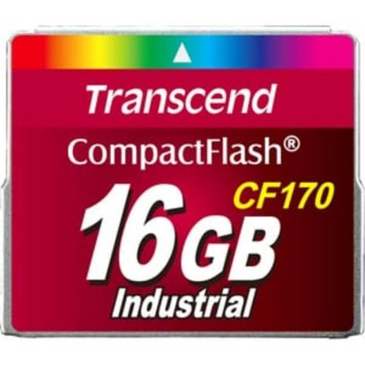 Memoria CompactFlash Transcend CF170 16 GB MLC resistente a golpes y calor