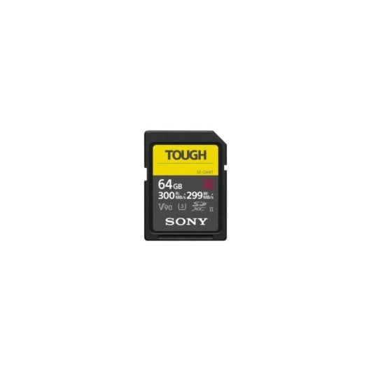 Cartão SD Sony SF-G64T/T1 64GB UHS-II 300MB/s V90 Waterproof